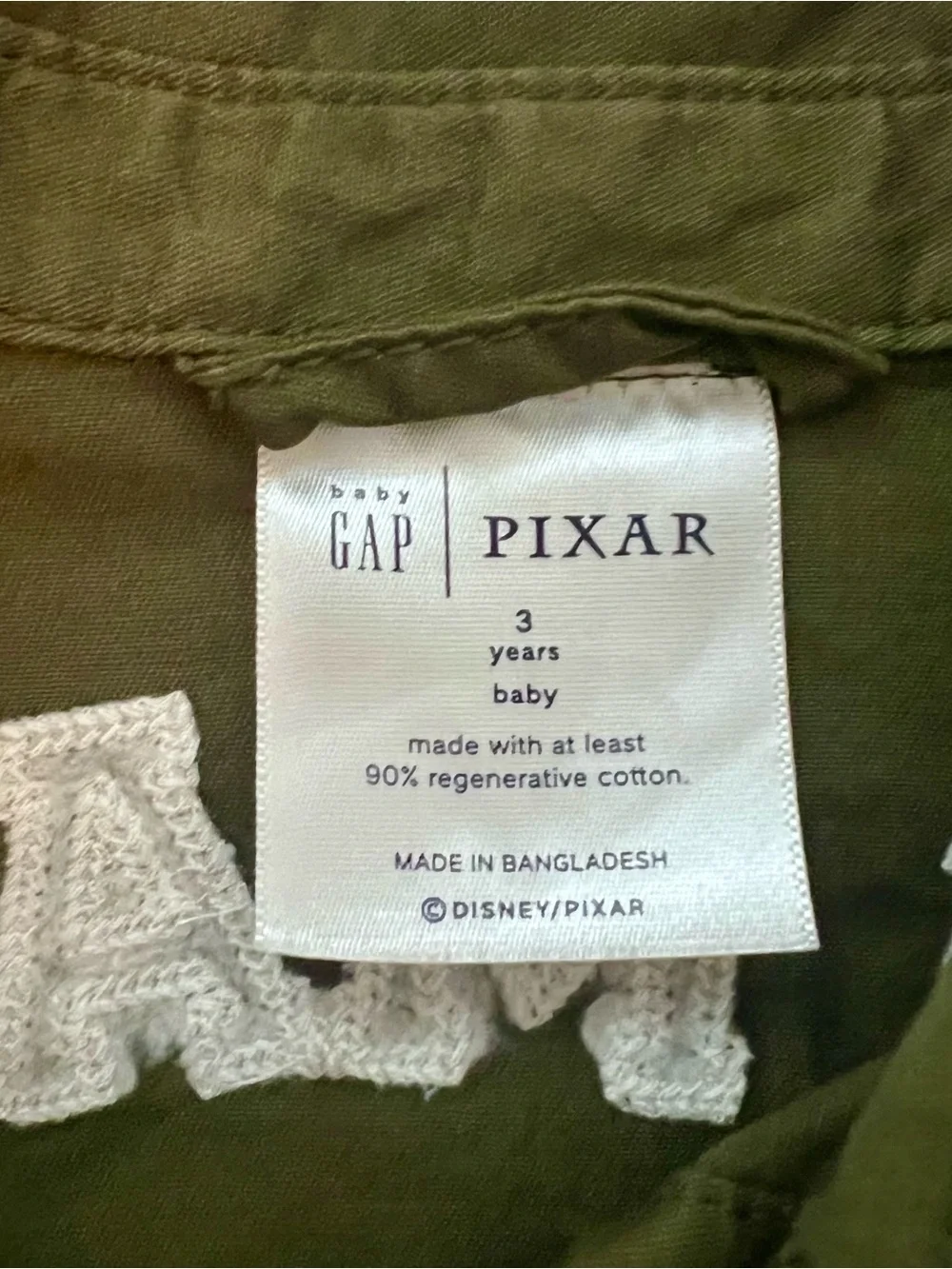 GAP x Disney Cars jumpsuit